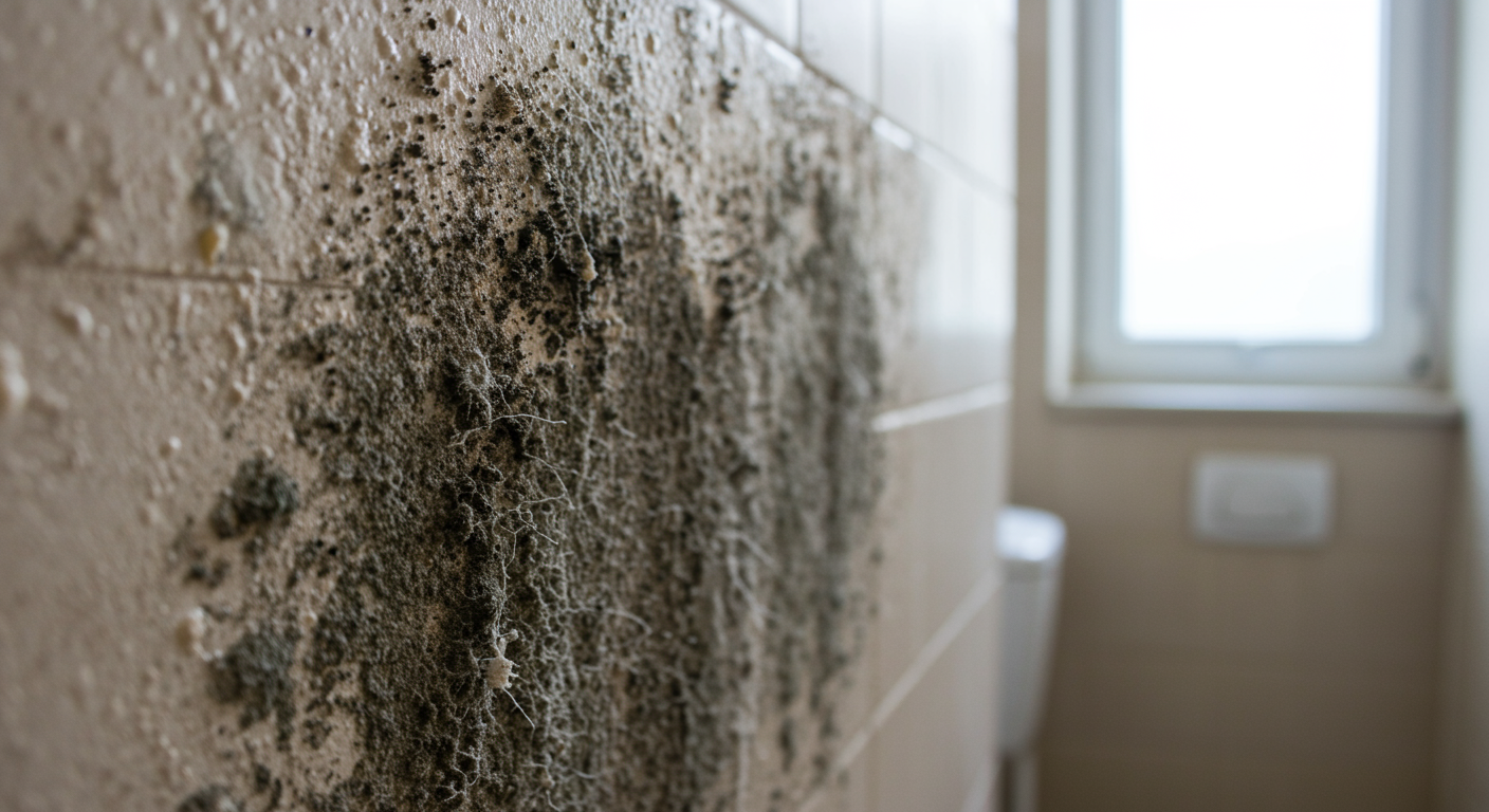 Mold Growth in Bathroom